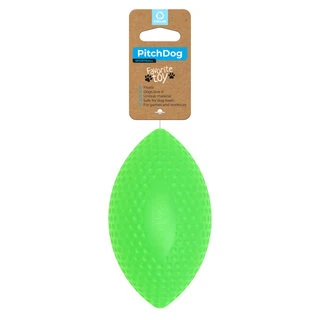 Игровой мяч для апортировки PitchDog, диаметр 9 см, салатовый