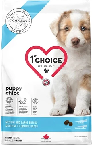 Сухой корм для щенков средних и крупных пород 1st Choice 12 кг
