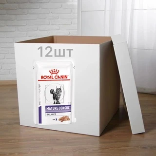 ПАК. Вологий корм Royal Canin Mature Consult Cat 12шт по 85г