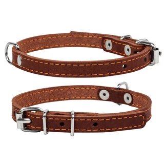 Нашийник &quot;CoLLaR&quot; одинарний (ширина 20мм, довжина 32-40см), коричневий