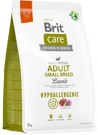 Корм для собак Brit Care Dog Hypoallergenic Adult Small Breed 3кг (ягненок рис)