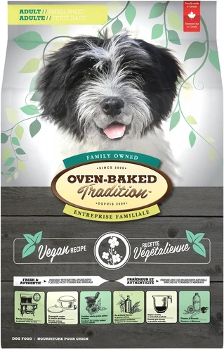 Веганский сухой корм для взрослых собак малых пород Oven-Baked Tradition 1.81 кг