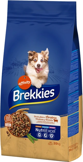Сухой корм для собак всех пород Brekkies Dog Lamb с ягненком 20 кг