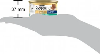 Упаковка влажного корма для кошек Purina Gourmet Gold Паштет с кроликом 24 шт по 85 г