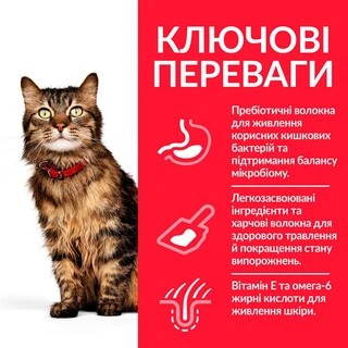 Сухой корм для кошек с чувствительным пищеварением и кожей Hill's Science Plan Adult Sensitive Stomach&amp;amp;Skin с курицей 1.5 кг