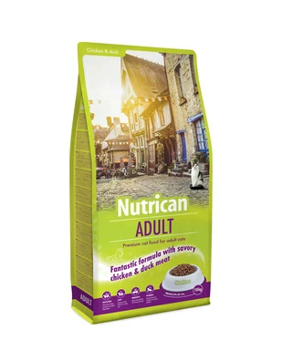 Сухой корм для взрослых котов Nutrican Adult Cat со вкусом курицы 10 кг (nc513383)