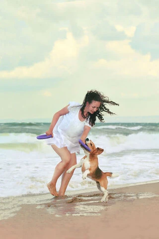 Тренировочный снаряд для собак PULLER Midi, диаметр 20см