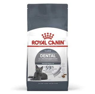 Сухий корм Royal Canin DENTAL CARE для дорослих кішок, профілактика утворення зубного нальоту та формування зубного каменю 400 г