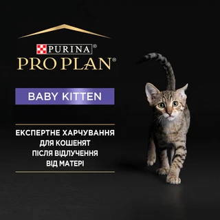 Упаковка вологого корму для кошенят Purina Pro Plan Baby Kitten від 1 до 12 місяців Мус з куркою 85 г х 24 шт.