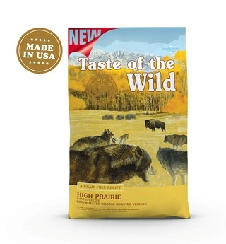 Сухий беззерновий корм для дорослих собак усіх порід TOW Taste of the Wild High Prairie Canine бізон &amp; оленина 12.2 кг (9751-HT60)