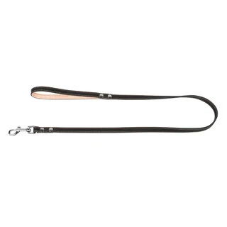 Поводок "CoLLaR" подвійний з прошивкою (ширина 16мм, довжина 122см), чорний