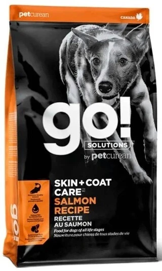 Корм для собак GO! SKIN+COAT Salmon Recipe with grain dog formula - Гоу! для собак з лососем 1,6 кг