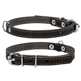 Ошейник &quot;CoLLaR&quot; одинарный (ширина 20мм, длина 32-40см), черный