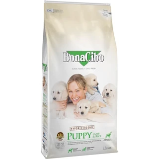 Сухой корм для щенков BonaCibo Puppy Lamb&amp;amp;Rice с мясом ягненка и рисом 15 кг (BC405727)