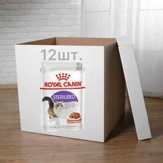 ПАК.Royal Canin Sterilised Консервування Корм Для Стерилізованих Котів 12шт по 85г