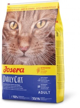 Сухий корм Josera DailyCat для котів з чутливим травленням без злаків і картоплі 10 кг