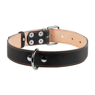 Ошейник "CoLLaR" двойной (ширина 35мм, длина 48-63см), черный