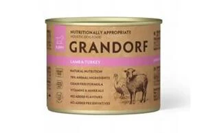 Вологий корм для цуценят Grandorf Dog - Ягнятина та індичка - Puppy, з ягнятиною та індичкою, 200 г (5407007852116)