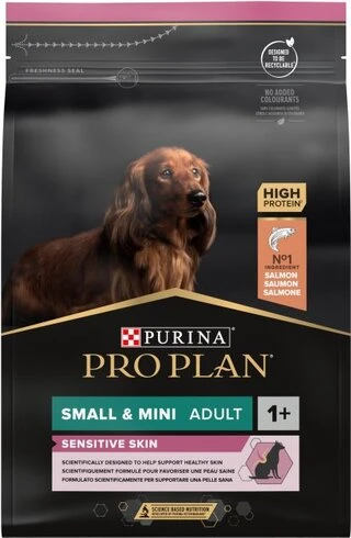Сухой корм для собак Purina Pro Plan Small &amp;amp; Mini Sensitive Skin с лососем 3 кг