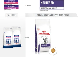Сухой корм для кастрированных и стерилизованных кошек Royal Canin Neutered Satiety Balance до 7 лет 400 г