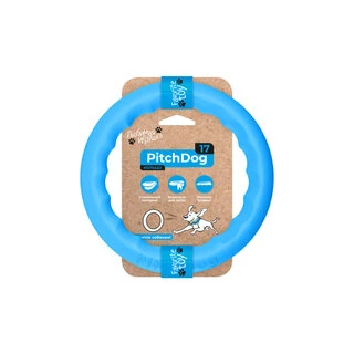 Кільце для апортировки PitchDog 17, діаметр 17 см, блакитне