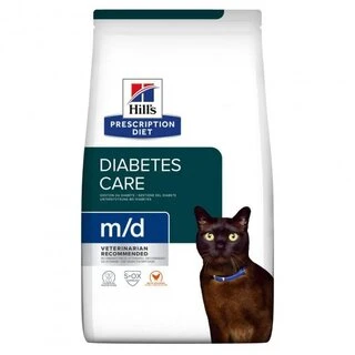Сухий корм для котів лікування цукрового діабету та ожиріння Hill's Prescription Diet m/d Diabetes Management з куркою 1.5 кг