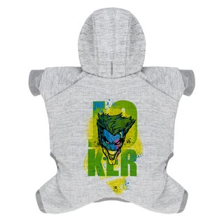 Комбінезон для собак WAUDOG Clothes, малюнок "Джокер", софтшелл, S40, B 52-57 см, С 32-37 см