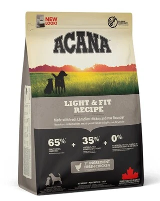 Сухой корм для взрослых собак всех пород, для поддержания здорового веса тела ACANA Light&amp;amp;Fit Recipe 2 кг (a51220)