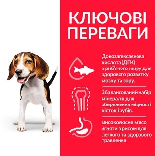 Сухий корм для цуценят середніх порід Hill&rsquo;s Science Plan Puppy Medium Breed з куркою 2.5 кг
