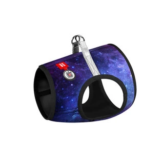 М'яка шлея для собак WAUDOG Clothes з QR-паспортом, малюнок &quot;NASA21&quot;, S2 B 46-50 см, C 43-45 см