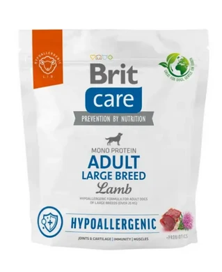 Сухий корм для собак великих порід Brit Care Dog Hypoallergenic Adult Large Breed (ягня) 1 кг