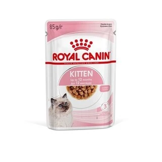 ПАК. Влажный корм Royal Canin KITTEN INSTINCTIVE IN GRAVY (Соус) для котят 12шт по 85 г