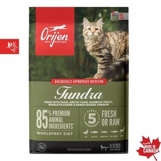 Сухий корм для котів та кішок усіх порід і стадій життя Orijen TUNDRA Cat 1.8 кг (o28318)