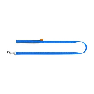 Поводок "Dog Extremе" нейлоновый с прорезиненной ручкой (ширина 14мм, длина 122см), голубой