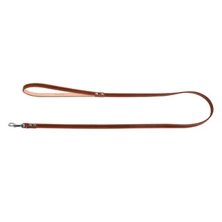 Поводок "CoLLaR" одинарный с прошивкой (ширина 14мм, длина 122см), коричневый