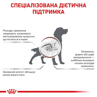 Сухий лікувальний корм Royal Canin Gastro Intestinal Dog для собак при порушеннях травлення 15 кг