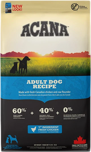 Сухой корм для собак ACANA Adult Dog Recipe для всех пород и стадий жизни 17 кг (a52517)