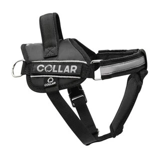 Шлея &quot;Dog Extremе&quot; &quot;POLICE&quot; №4 (с фонариком), (В:70-100см), черный