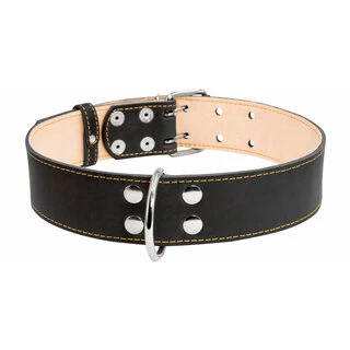 Нашийник "CoLLaR" подвійний (ширина 45мм, довжина 56-68см), чорний