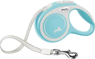 Поводок-рулетка Flexi New Comfort XS лента 3 м Голубой