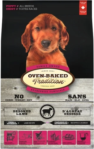 Сухой корм для щенков Oven-Baked Tradition из свежего мяса ягненка 2.27 кг