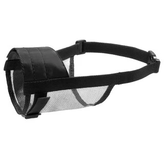 Намордник нейлоновый "Dog Extremе" с сеткой №4 (А:35-43 см) (кане-корсо, аргентинский дог, бульмасти