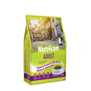 Сухий корм для дорослих котів Nutrican Adult Cat з курячим смаком 2 кг (nc513376)