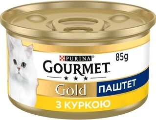 Упаковка влажного корма для кошек Purina Gourmet Gold Паштет с курицей 24 шт по 85 г