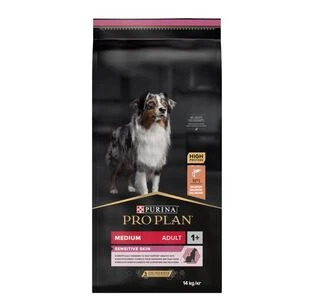 Сухий корм Purina Pro Plan Dog Medium Adult Sensitive Skin з лососем і рисом 14 кг