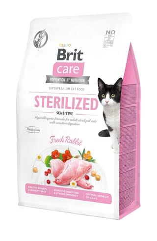 Brit Care Cat GF Sterilized Sensitive 0.4 кг Сухий корм для стерилізованих котів