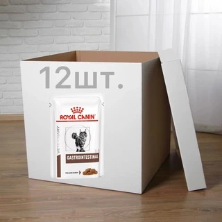 ПАК. Пакети Royal Canin Gastro Intestinal Cat Pouches 12шт по 85 г