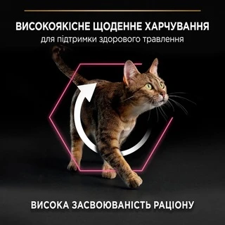 Сухий корм Purina Pro Plan Adult 1 + Delicate Digestion з індичкою для котів з чутливою травною системою 14 кг