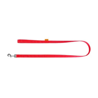 Поводок "Dog Extremе" нейлоновый двойной (ширина 25мм, длина 122см), красный