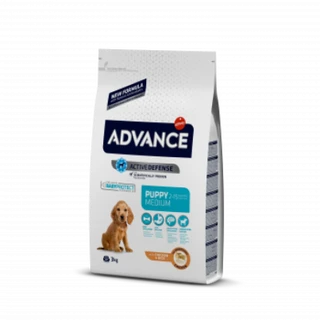 Сухой корм Advance Dog Medium Puppy для щенков средних пород с курицей и рисом 3 кг